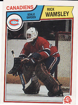 Montreal Canadiens-Rick Wamsley-OPC 83-84